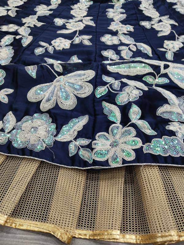 Premium Kasturi Silk Georgette HC 1017  Indian lehenga choli supplier